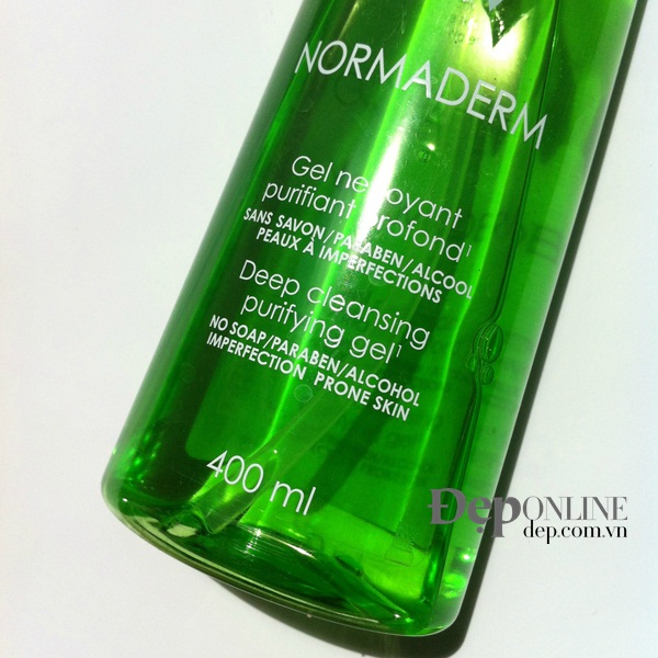 Vichy Normaderm Deep Cleansing Purifying Gel.