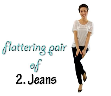 jeans tối màu