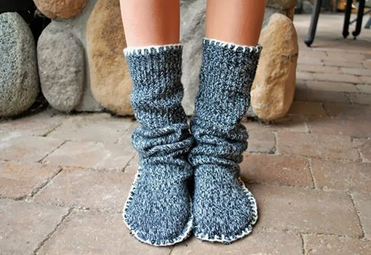 làm boots len, boots handmade