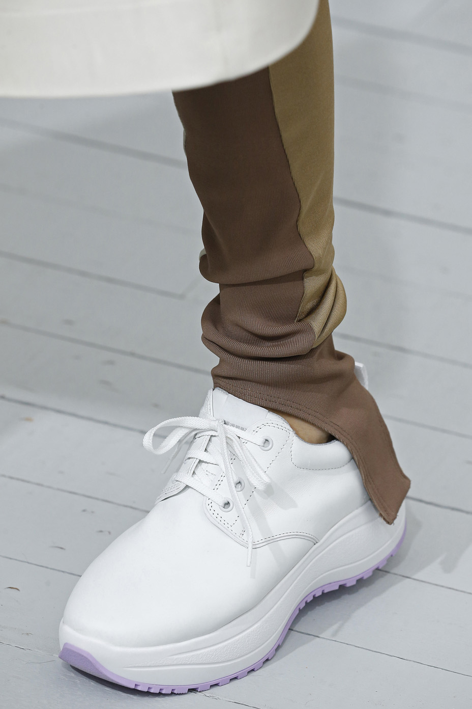 Shoe Detail during the Celine show as part of the Paris Fashion Week Womenswear Spring/Summer 2018 on October 1, 2017 in Paris, France.