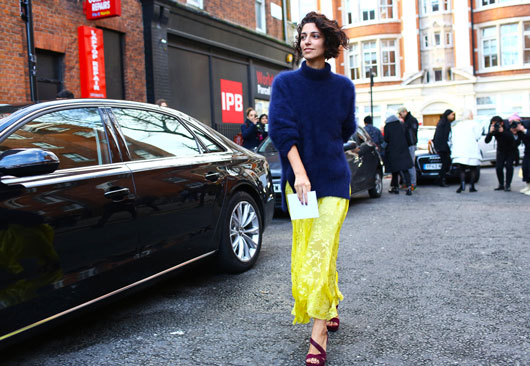 Street Style, Tuần lễ Thời trang London Thu Đông 2014/2015, sắc màu