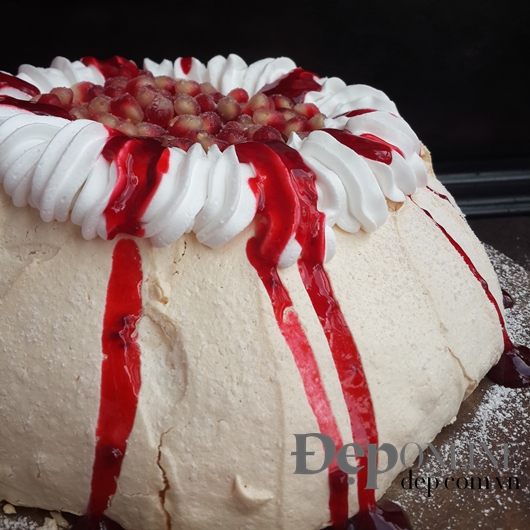bánh Noel,nguyên liệu,Giáng Sinh 2014,cách làm,giấm, bánh Pavlova, whipping cream