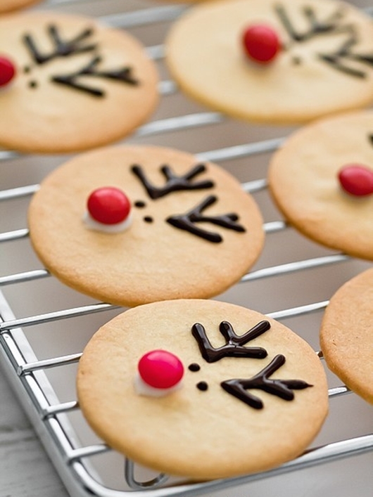 Bánh quy, bánh cookies, reindeer cookies, tuần lộc, chocolate, giáng sinh 2014, quà tặng Noel