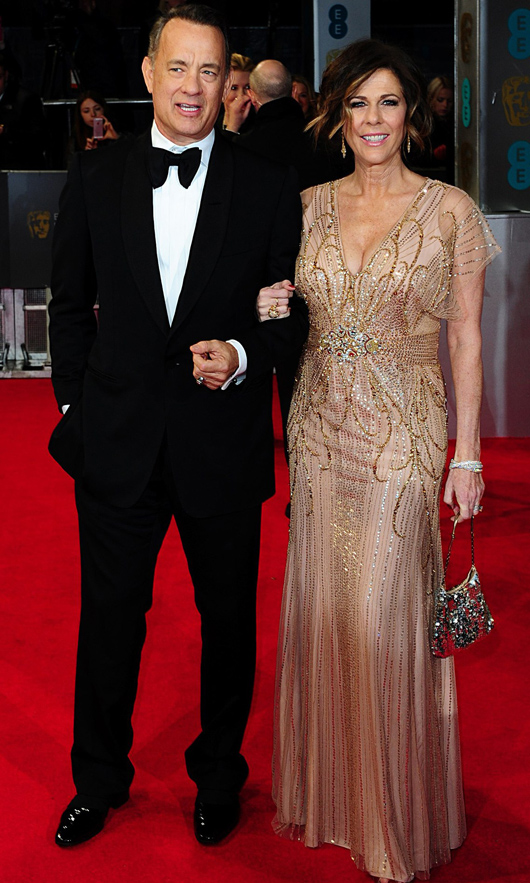 Tom Hanks, Rita Wilson, BAFTA 2014, Thời Trang, Đẹp Online