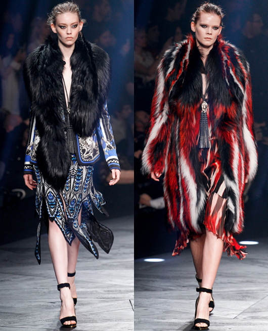 Roberto Cavalli, Xu hướng lông, Tuần lễ Thời trang Milan Thu Đông 2014/2015, Xu hướng thời trang, Đẹp Online