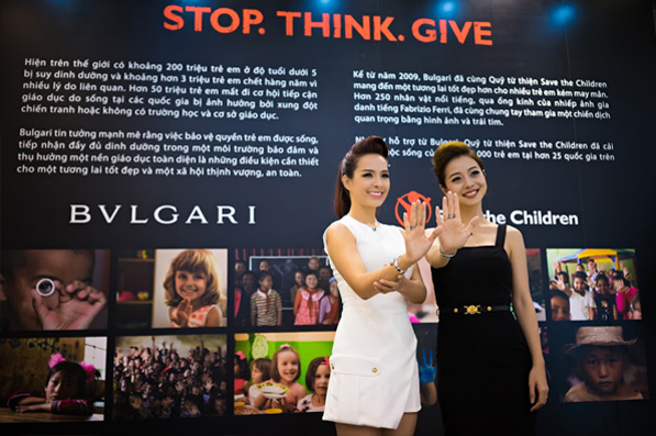 Thuy Hanh, Jennifer Pham, Versace, BVLGARI, Save the Children