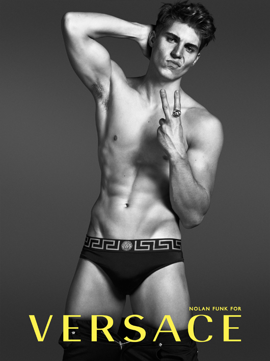 Nolan Funk, Versace, Chiến dịch Xuân Hè 2014