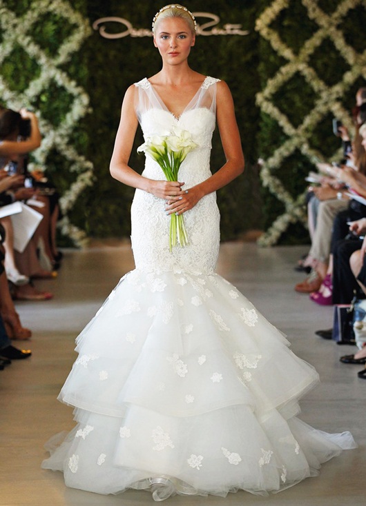 BST váy cưới Oscar de la Renta Xuân Hè 2013: Cổ điển và tinh tế - Tạp chí  Đẹp