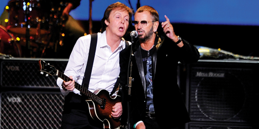 Những nghệ sĩ cựu trào như Paul McCartney và Ringo Starr