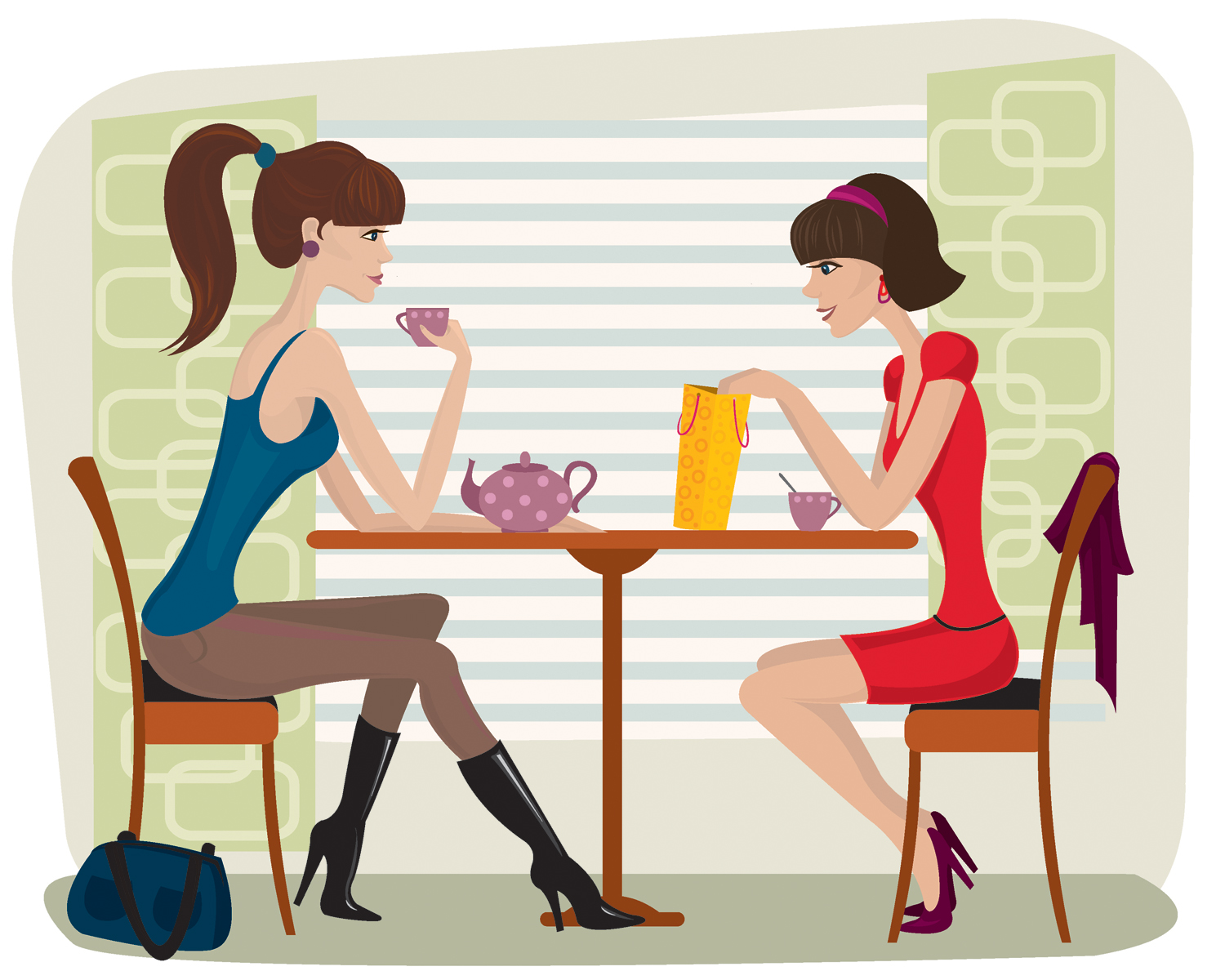 phụ nữ uống trà, khi phụ nữ uống trà, câu chuyện hay về phụ nữ, Becky Connery, Lizzie Leeland - Cunningham