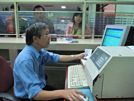 Ga Đà Nẵng cho biết ở ga này có rất ít người mua vé tàu Tết qua mạng