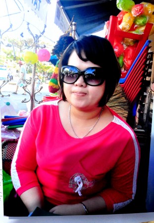 Bà Nguyễn Thiên Trang, người bị tiểu thương tố cáo giật hụi hàng chục tỉ đồng