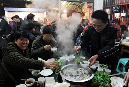 Lẩu là món ăn phổ biến tại Trung Quốc