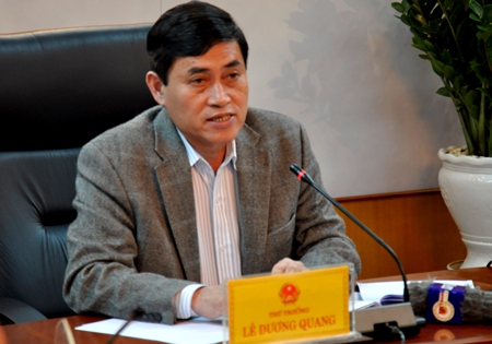 Thứ trưởng Bộ Công thương Lê Dương Quang (ảnh: BD).