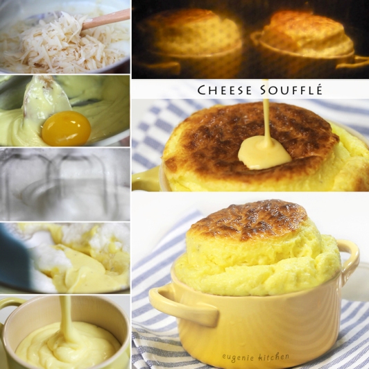 công thức soufflé, cheese soufflé