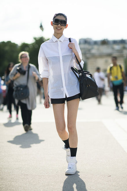 streetstyle tuần lễ thời trang xuân hè cao cấp Paris