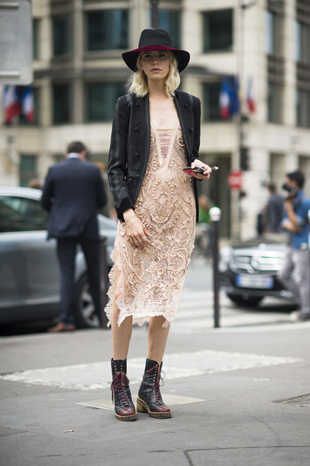 streetstyle tuần lễ thời trang xuân hè cao cấp Paris