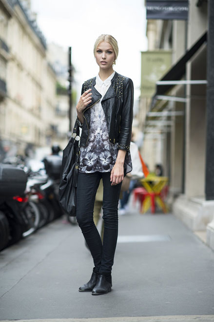 streetstyle tuần lễ thời trang xuân hè cao cấp Paris