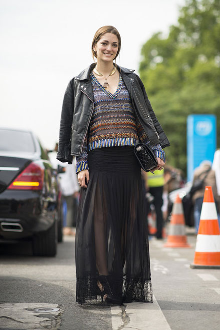 streetstyle tuần lễ thời trang xuân hè cao cấp Paris