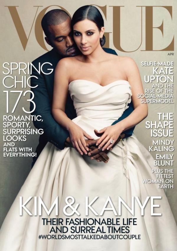 Kanye West, Kim Kardashian, Balmain, Adidas, Vogue, cặp đôi, phong cách, xuân hè, thu đông 2015