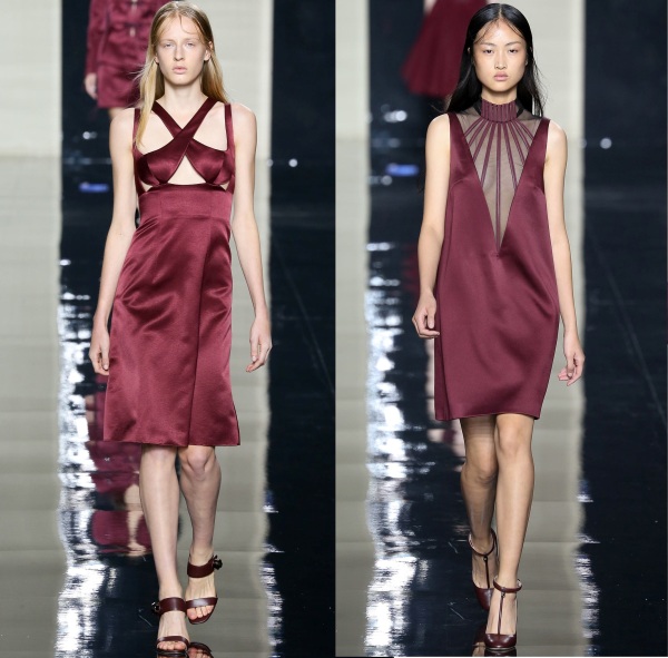 đỏ marsala, đỏ rượu tông trầm, xuân hè 2015, Christopher Kane, Isabel Marant, Victoria Beckham, Tommy Hilfiger