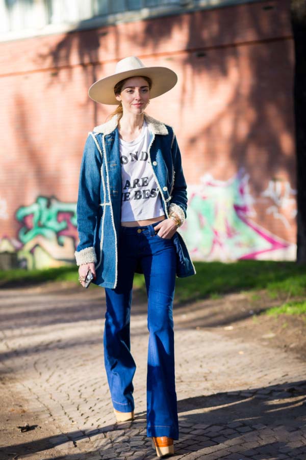 Street style, xuân hè 2015, denim, jeans