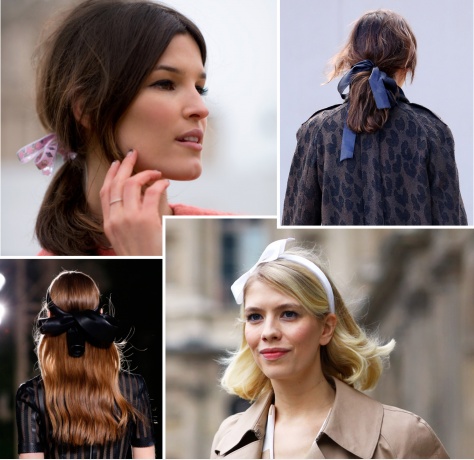 xu hướng tóc, the bow, tóc cột, đông 2013
