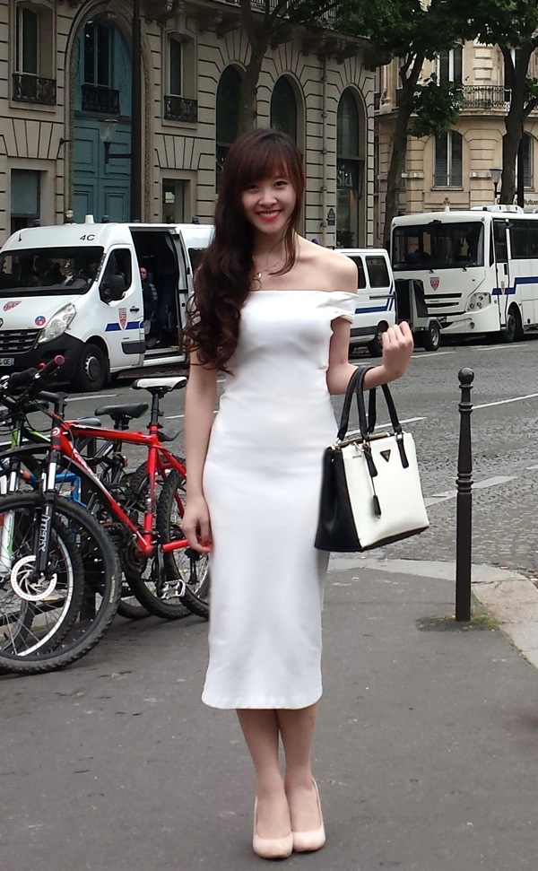 hôm nay tôi mặc, váy trắng