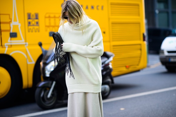 street style, fashionista, tín đồ thời trang, phối đồ, white on white