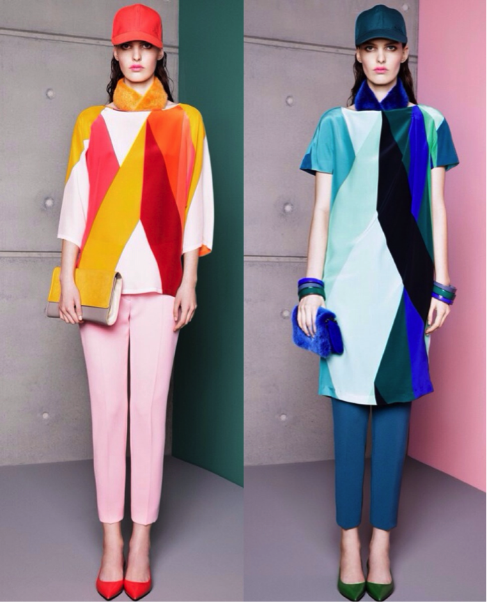 Thời trang, xu hướng 2014, technique color