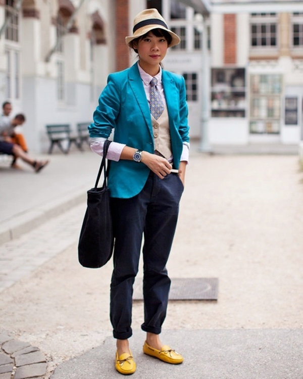 Thời trang, xu hướng 2014, boyish tailoring, nam tính