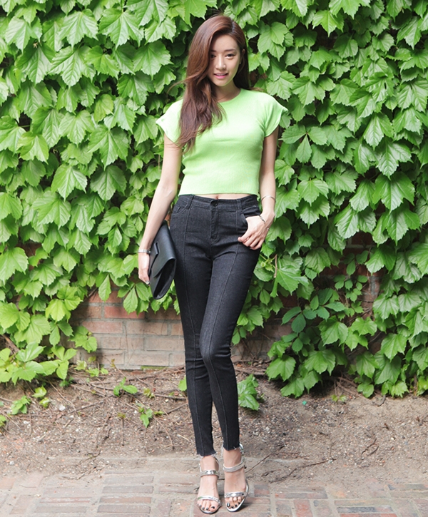 Thời trang, mix match crop top