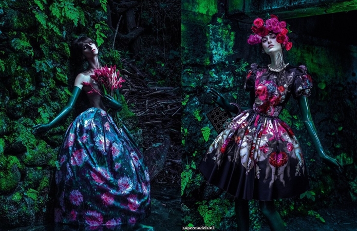 Thời trang, xu hướng 2014, midnight garden