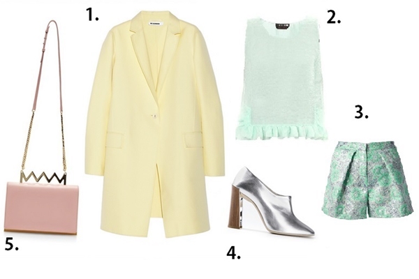 Thời trang, mix match, blazer, pastel