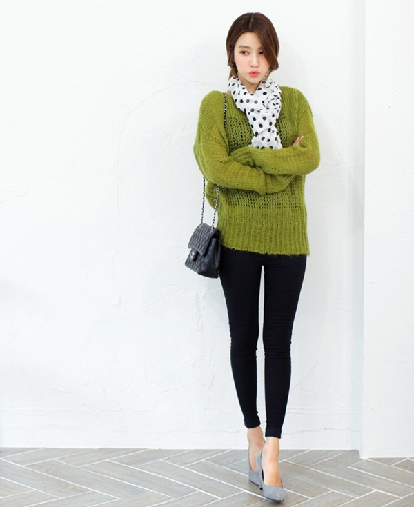 Thời trang, mix match, knitwear, đồ len