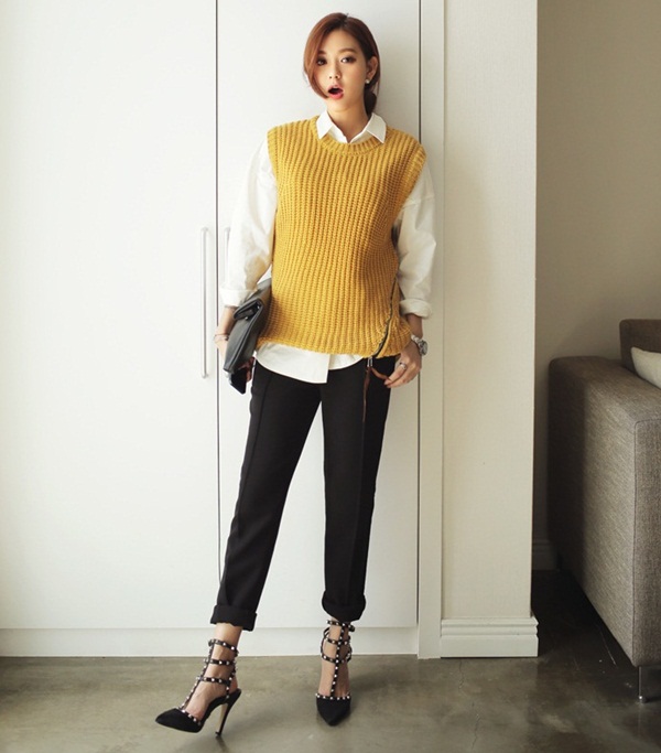 Thời trang, mix match, knitwear, đồ len