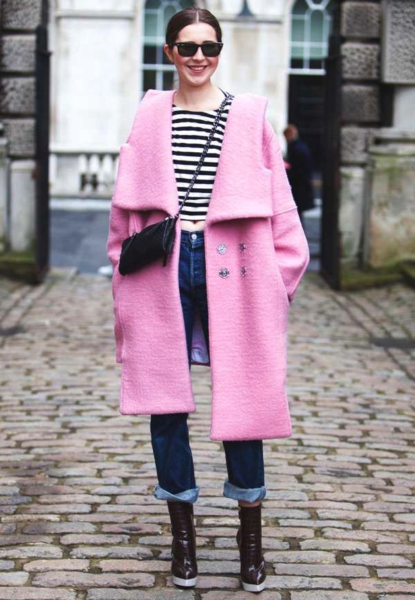 Thời trang, xuân hè 2015, áo khoác hồng, pink coat