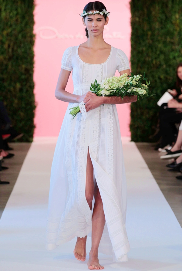 thời trang, xu hướng váy cưới xuân hè 2015