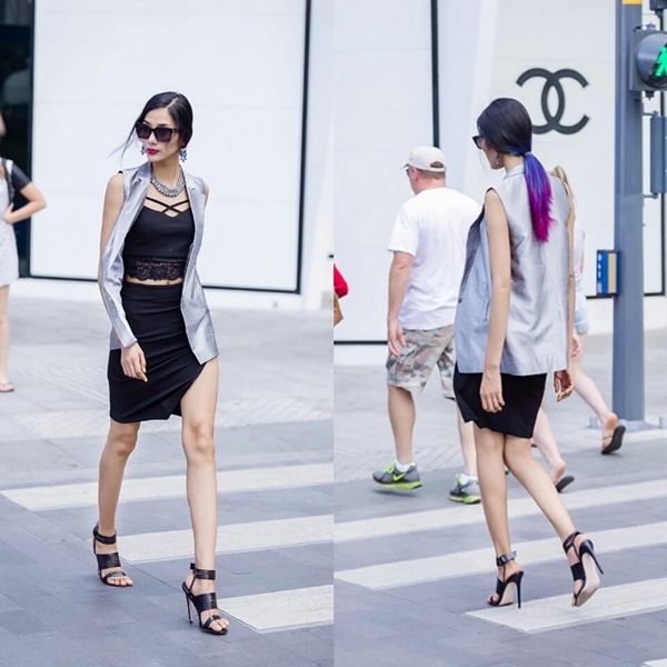 thời trang, street style, sao Việt