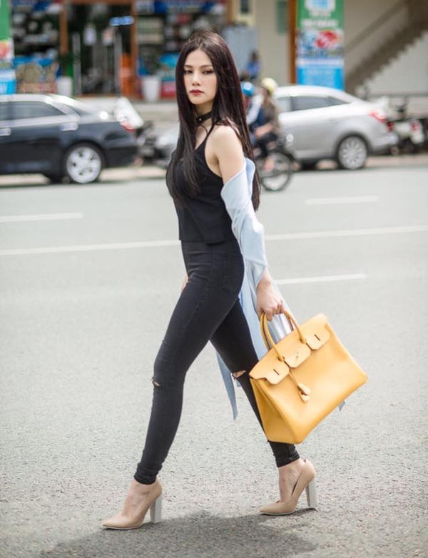 thời trang, street style mỹ nhân Việt