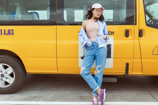 thời trang, street style mỹ nhân Việt