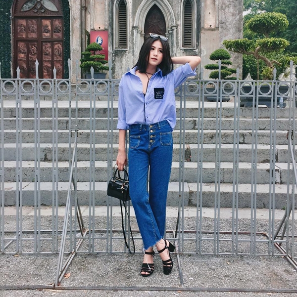 thời trang, street style fashionista Việt