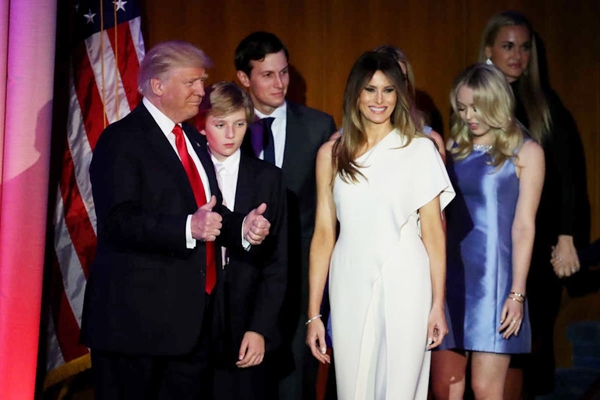 thời trang, phong cách thời trang vợ con tổng thống Donald Trump