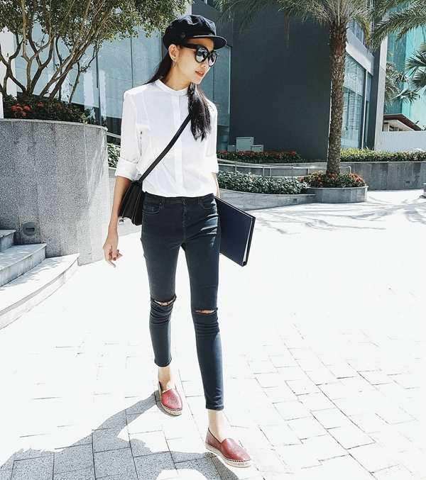 thời trang, street style mỹ nhân Việt