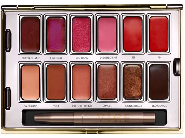 3) Bảng màu son Black Mail Vice Lipstick Palette (phiên bản giới hạn) – $35.00 