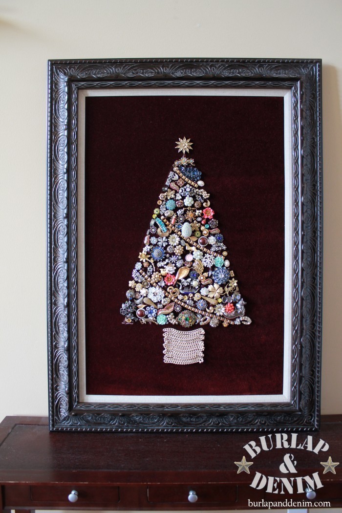 Costume Jewelry Christmas Tree