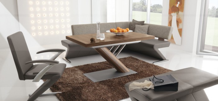 modern dining banquette