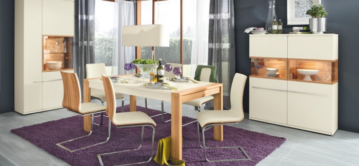 white modern dining furniture