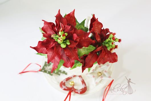 hoa trạng nguyên, hoa Giáng sinh, hoa gumpaste