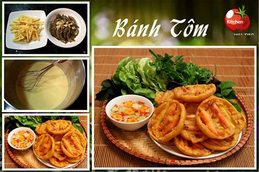 bánh tôm, bánh việt